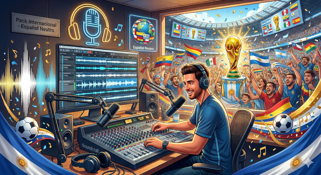 Arte personalizada para radios en español neutro