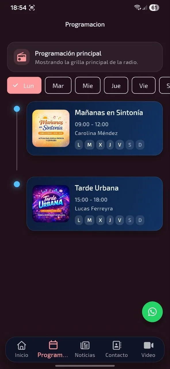 App Ultra - Programación