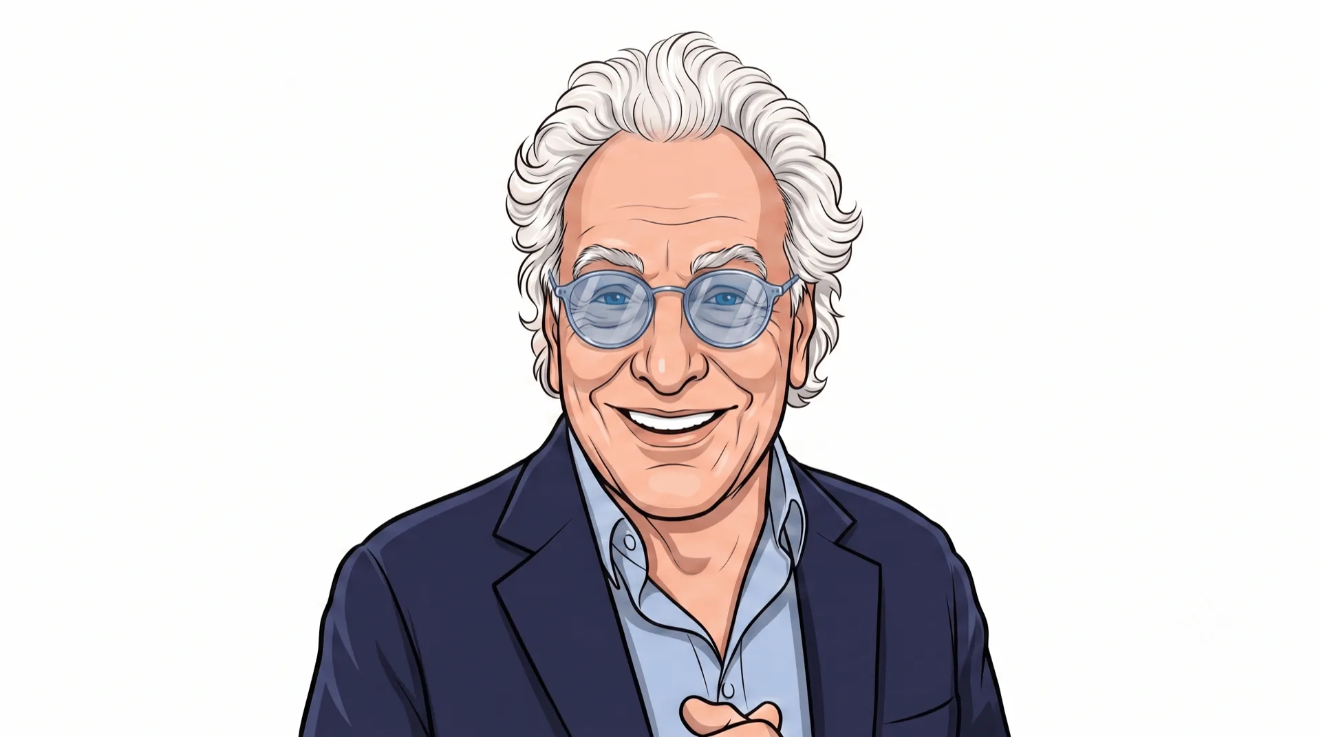 Caricatura estilo Guillermo Coppola